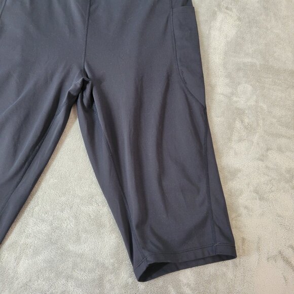 Baleaf Womens Shorts 2XL Plus LONG Biker Black Poly Blend Lightweight BLA127E - Picture 5 of 10